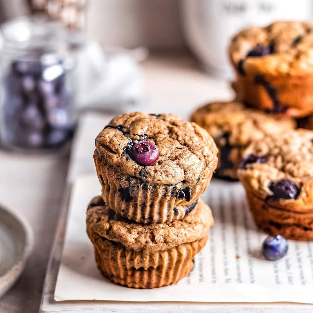 Vegan Blueberry Muffins