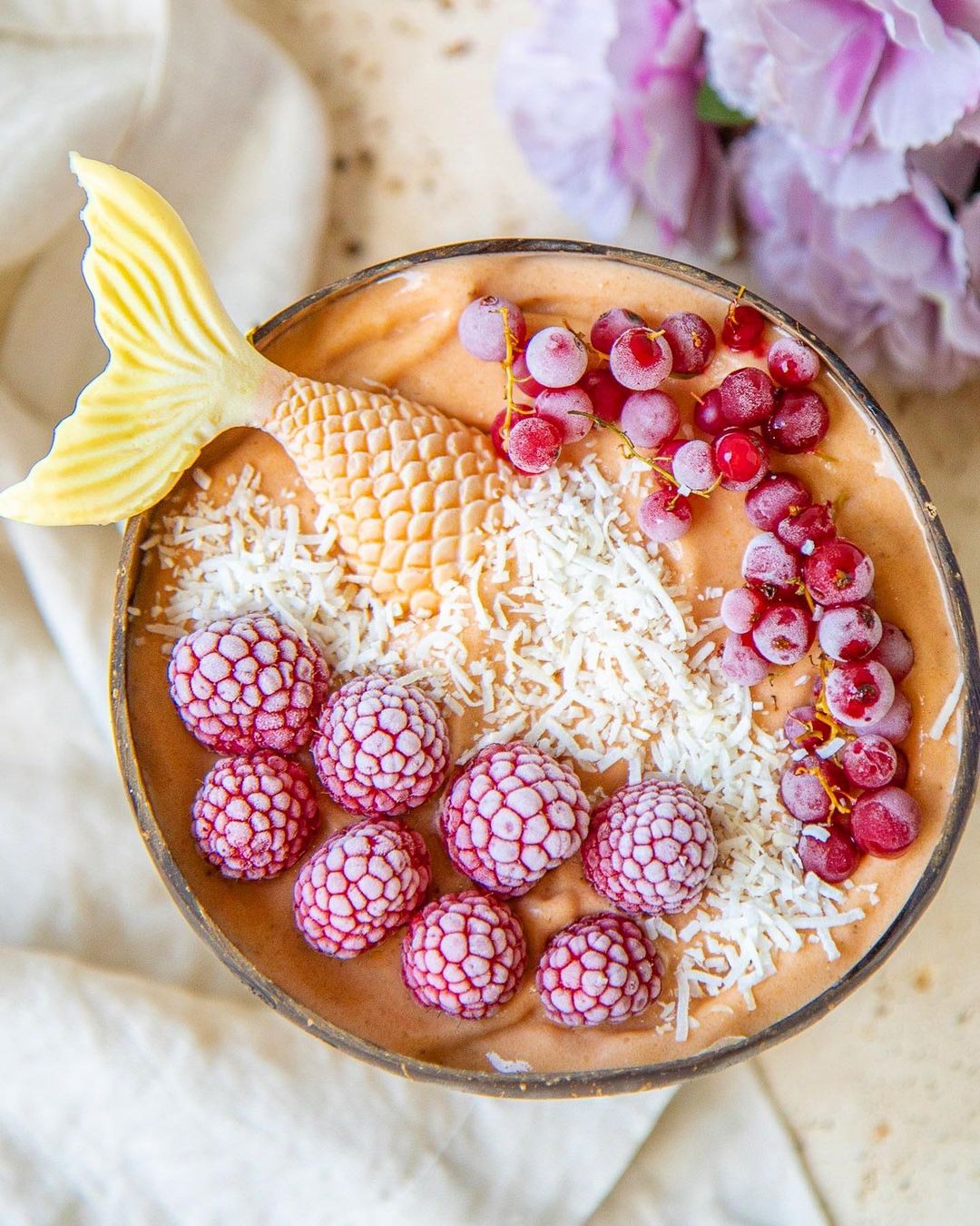 Simple Banana Nicecream Bowl with Immunity Blend