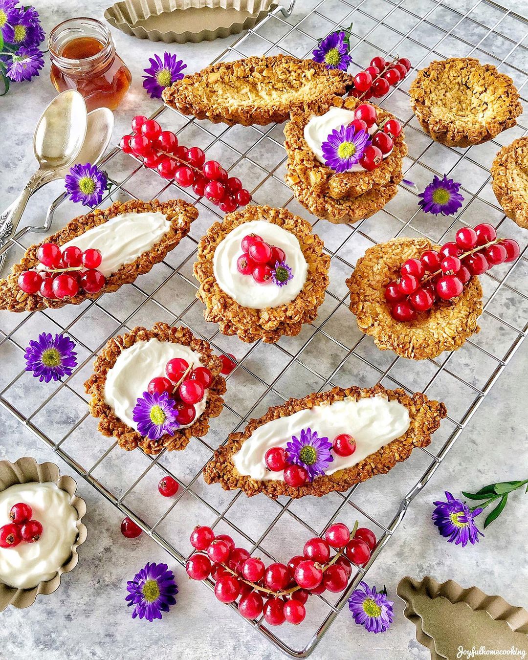 Joyce's Gorgeous Granola Tarts