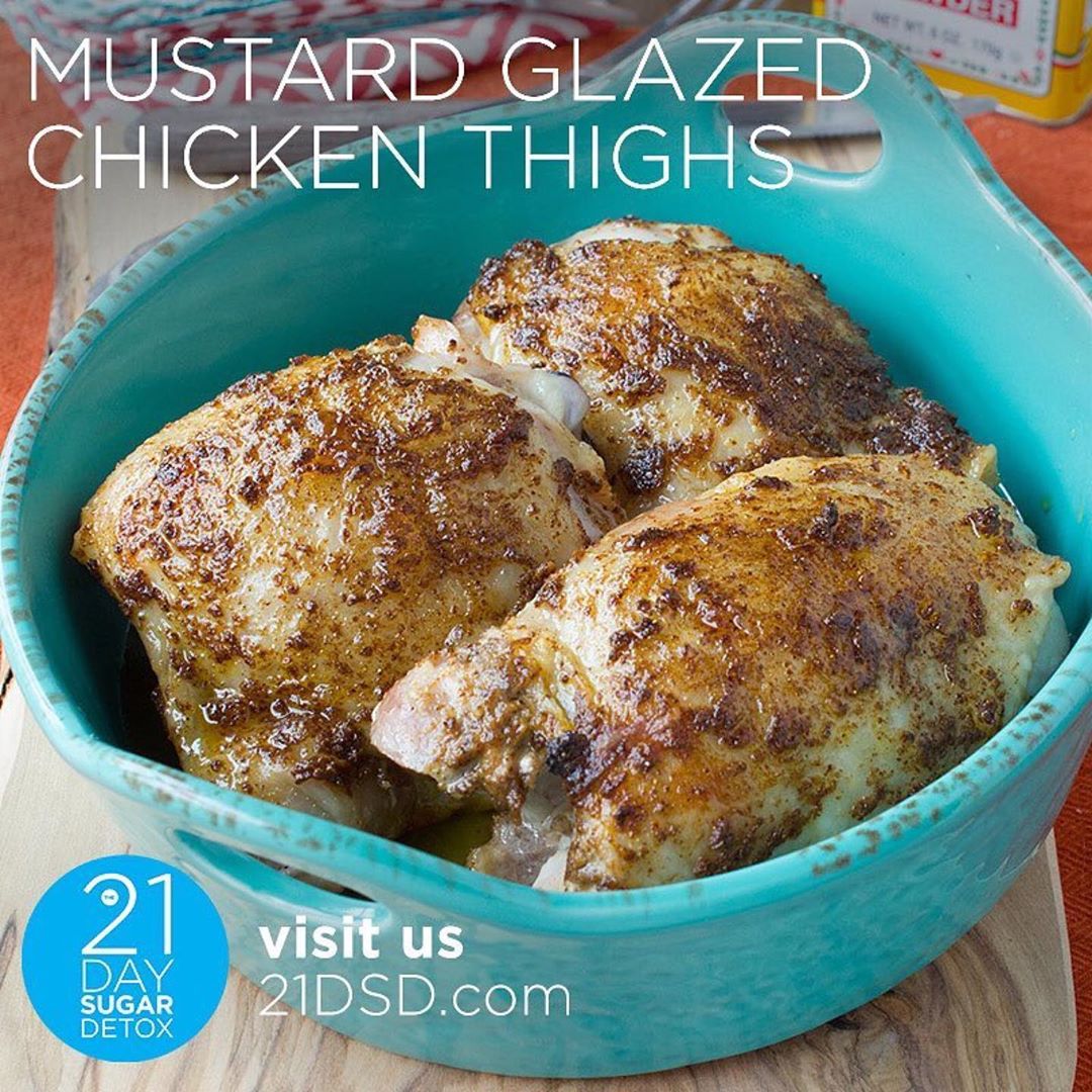 Mustard-Glazed Chicken Thighs