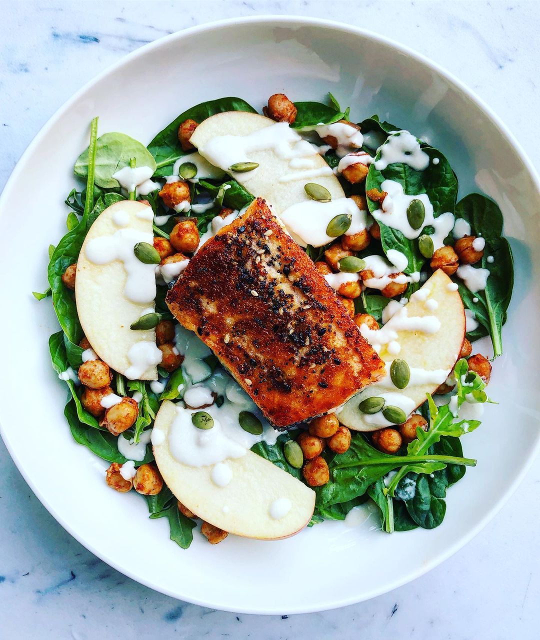Summer Salmon Salad Bowl
