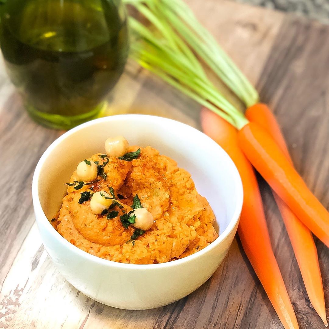 Spicy Red Peppers Hummus