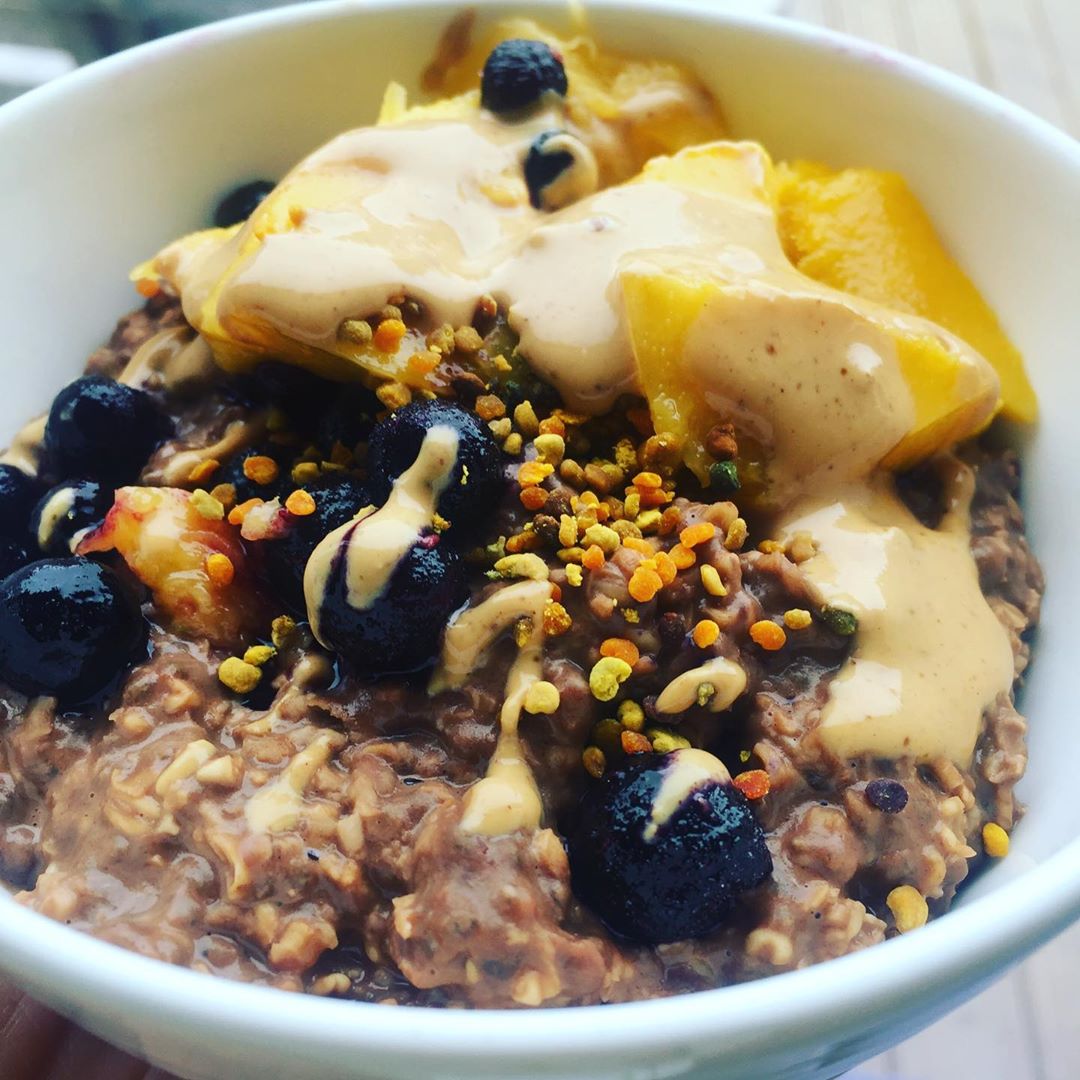 Overnight Mocha Chia Oats