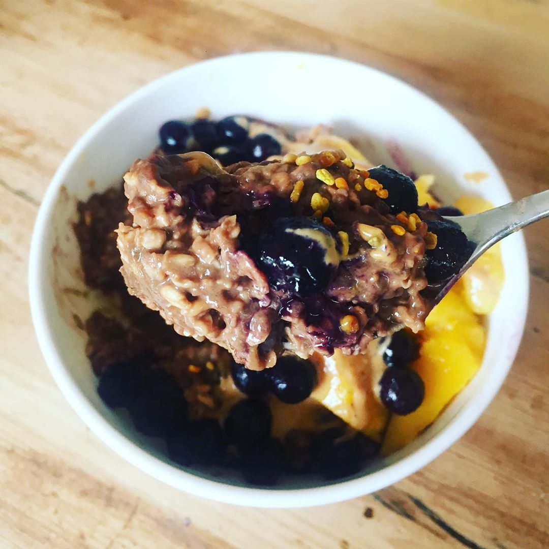 Overnight Mocha Chia Oats