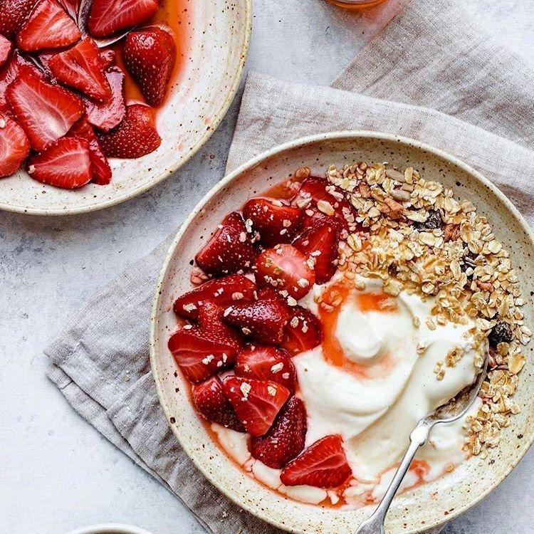 Sweet and Juicy Vanilla Maple Roasted Strawberries
