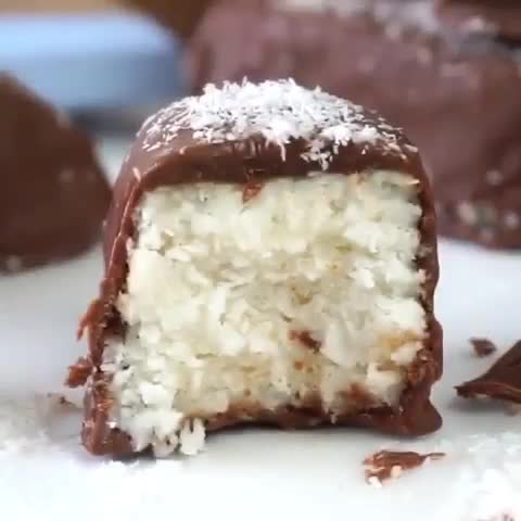 Vegan Coconut Chocolate Bars