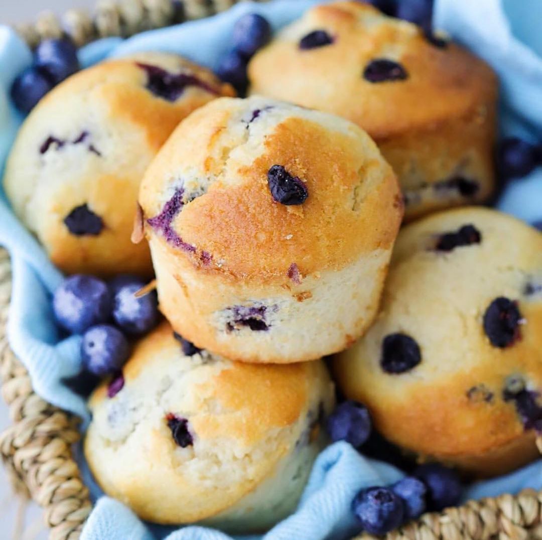 Blueberry Vegan Vanilla Muffins