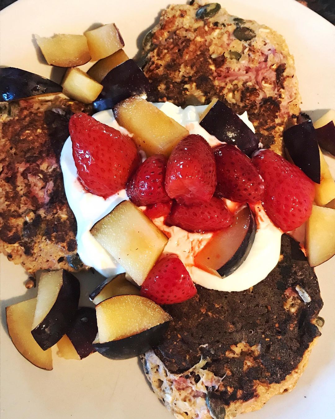 Easy Banana and Seed Pancakes