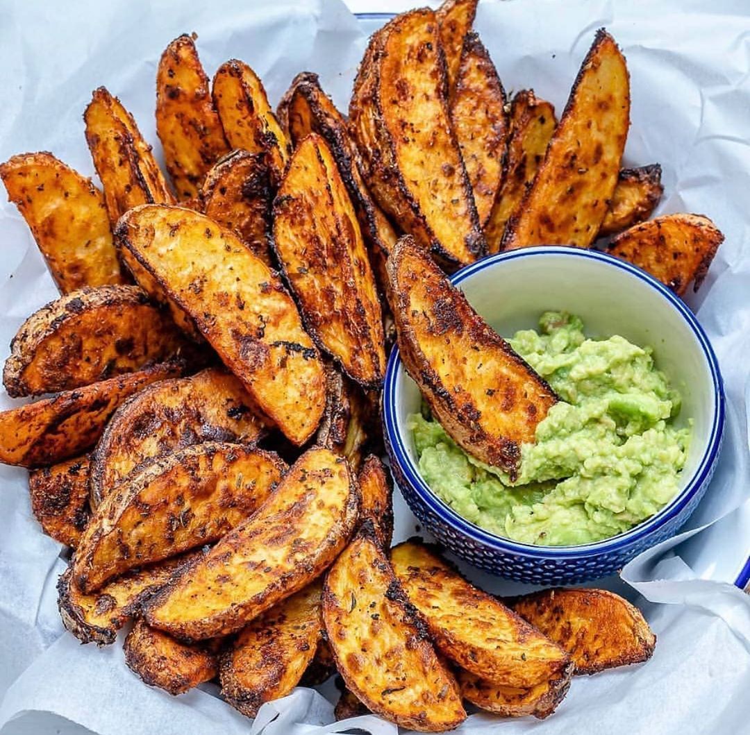Baked Smoky Potato Wedges