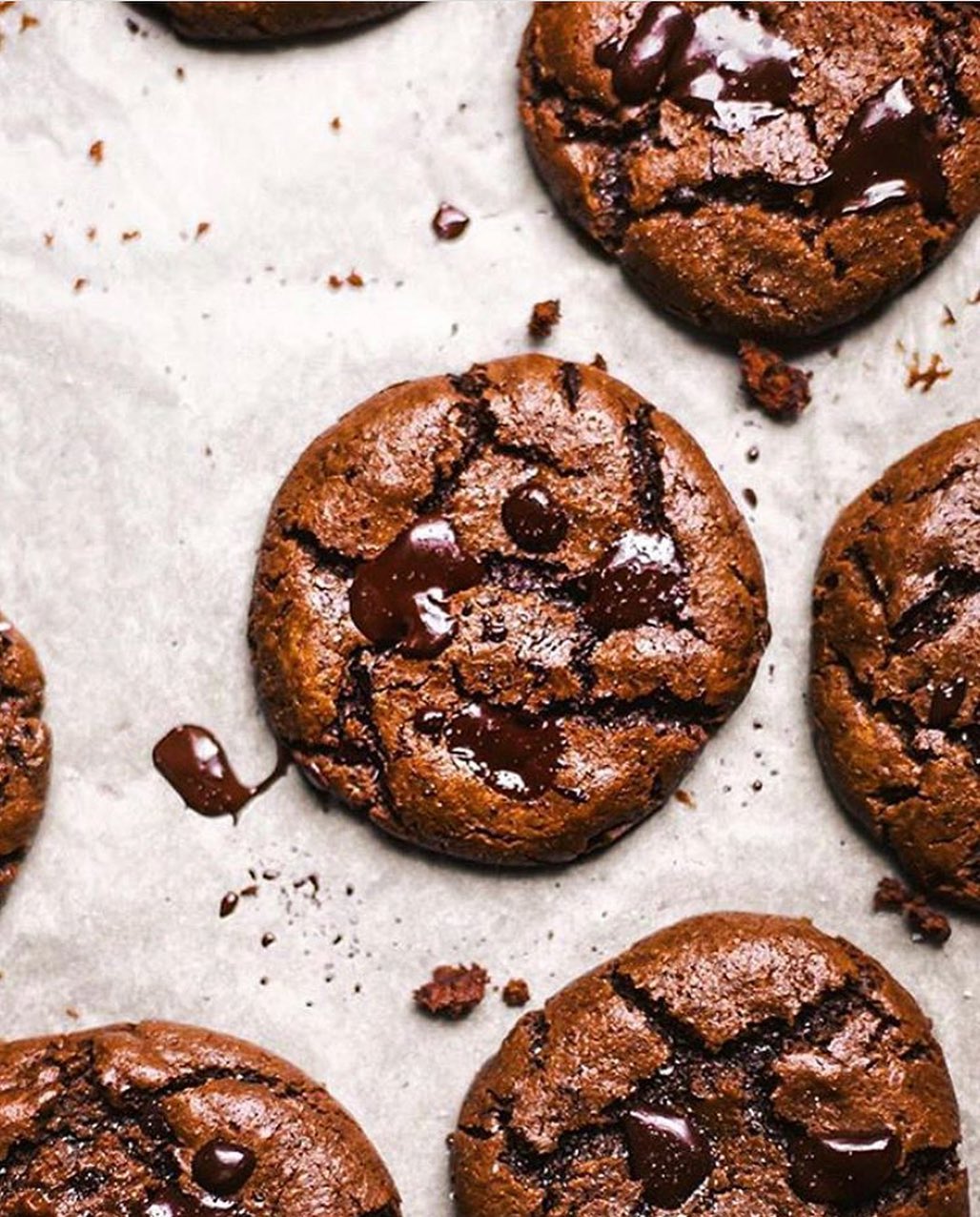 Delish Double Choc Fudge Cookies