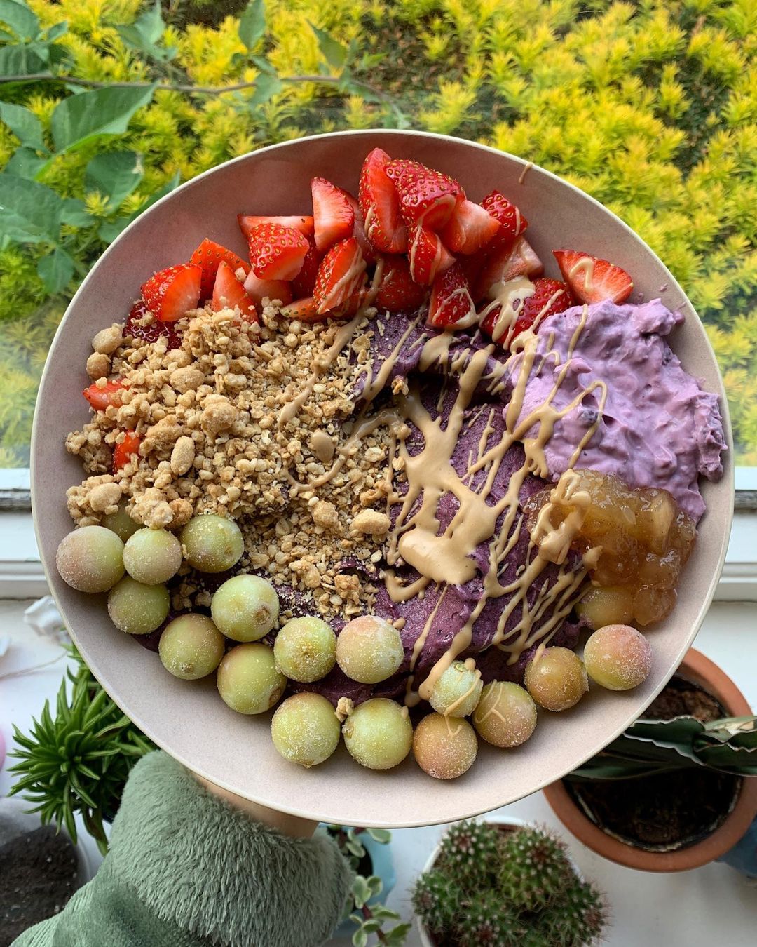 Banana Nice Cream Breakfast Bowl