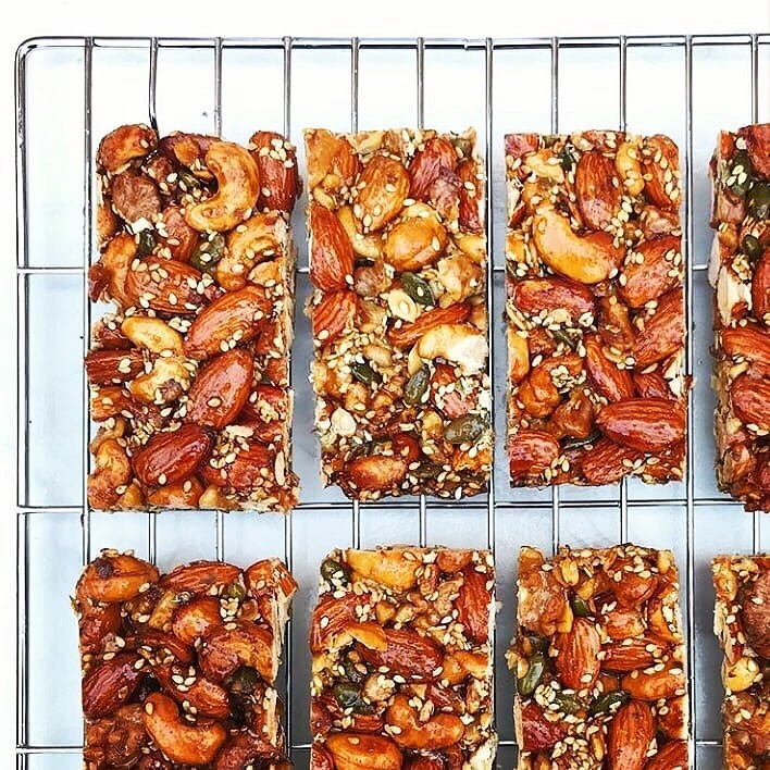 Maple Glazed Nut and Seed Snack