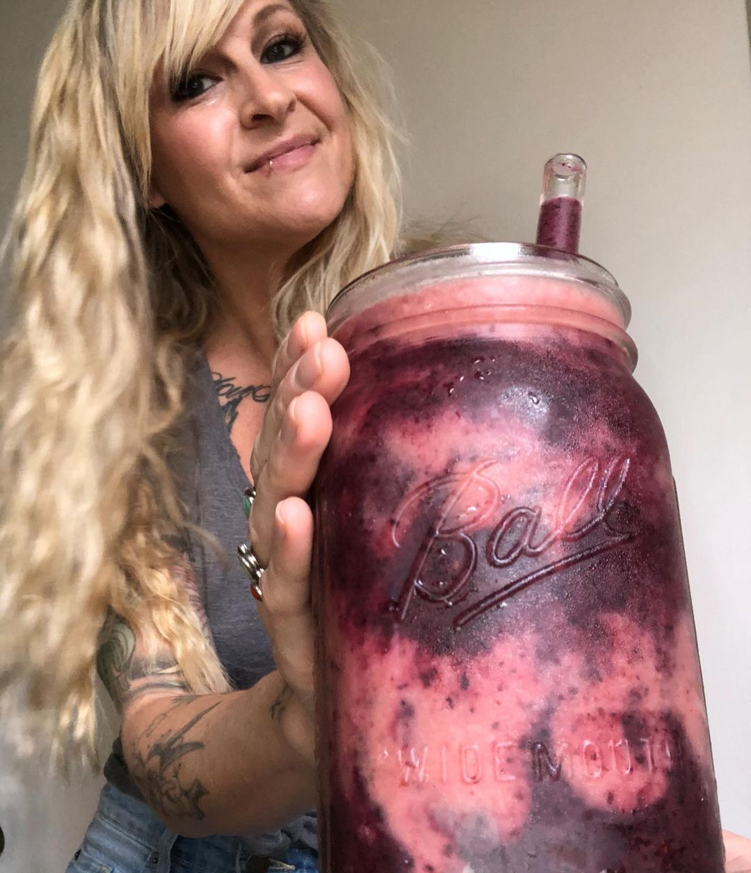 Swirly Magic Fruit Smoothie Creation
