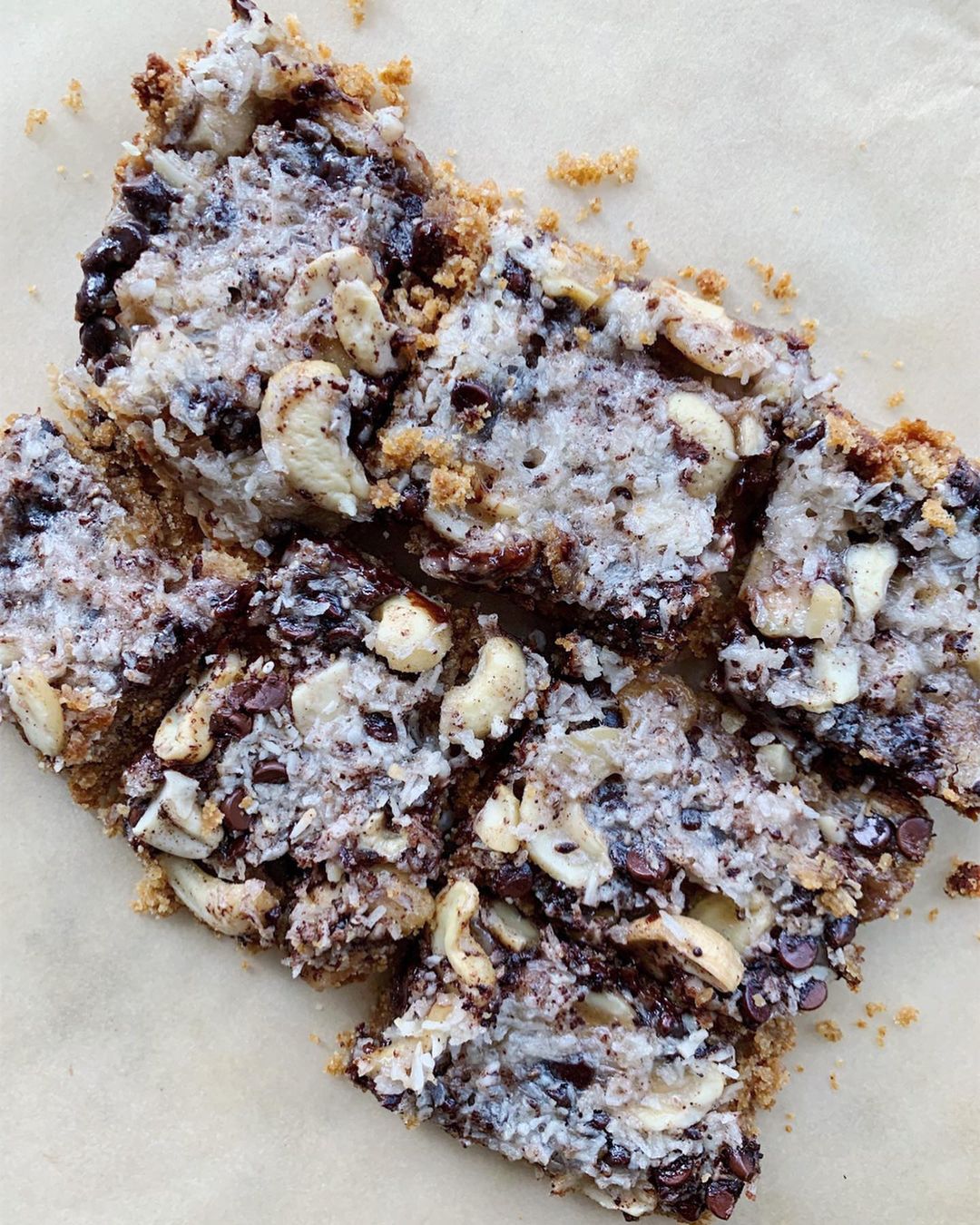 Healthier Magic Cookie Bars
