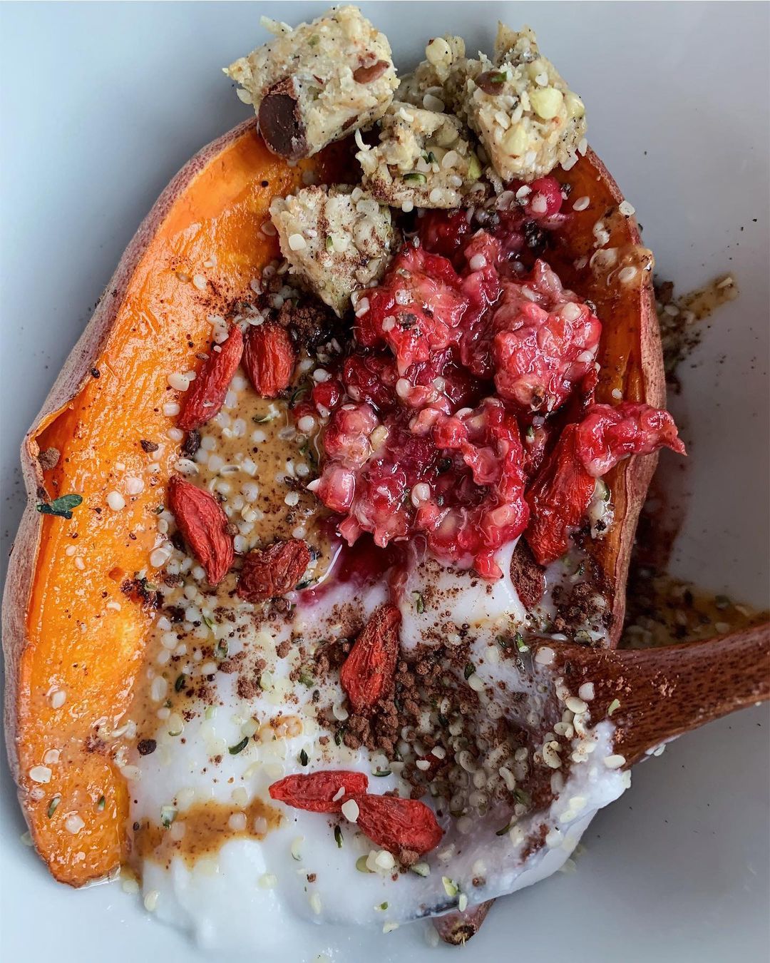 Loaded Breakfast Sweet Potato Bowl