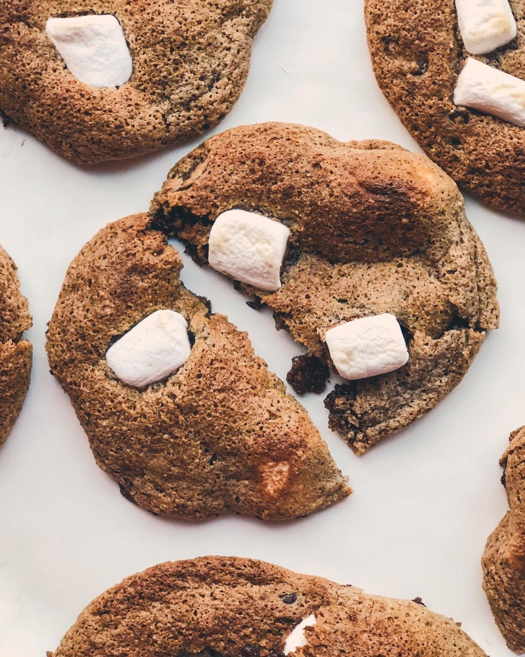 Gooey S'more Summer Cookies
