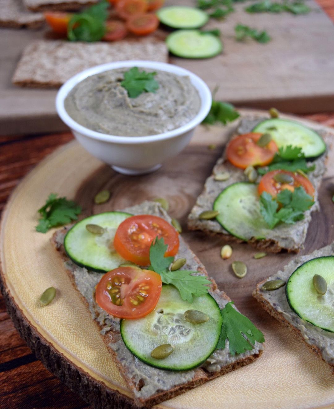 Delicious Black Bean Hummus with Fresh Herbs