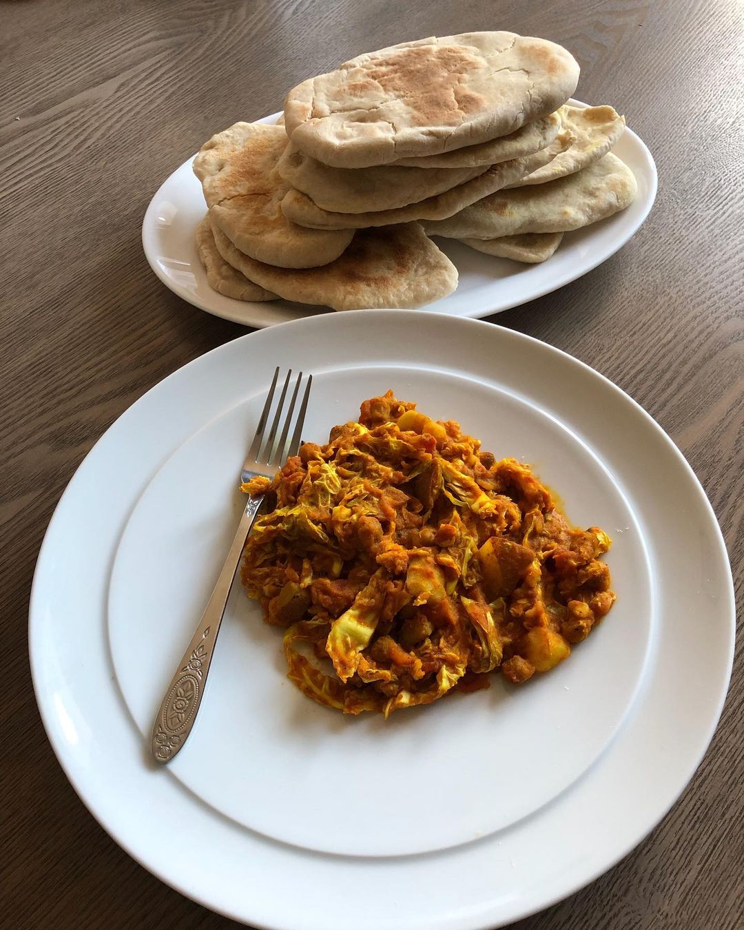 Curried Cabbage with Potatoes