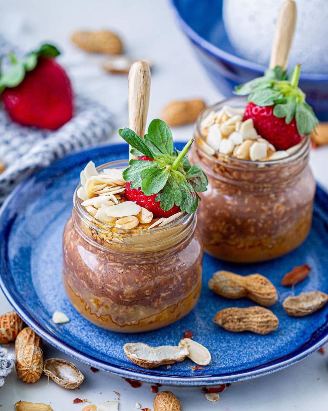 Chocolate Peanut Butter Overnight Oats