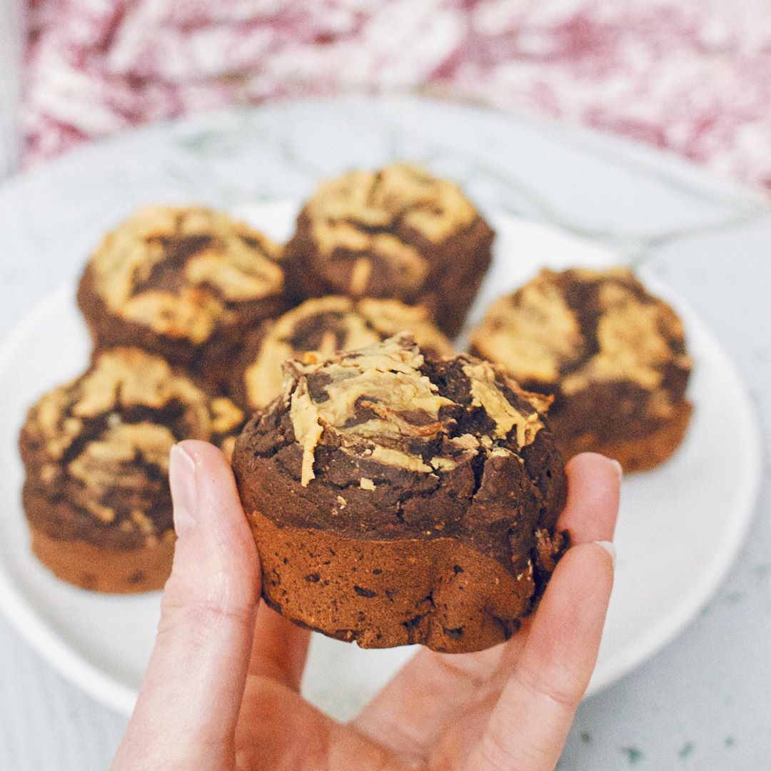 High-Protein Low-Fat Chocolate Muffins