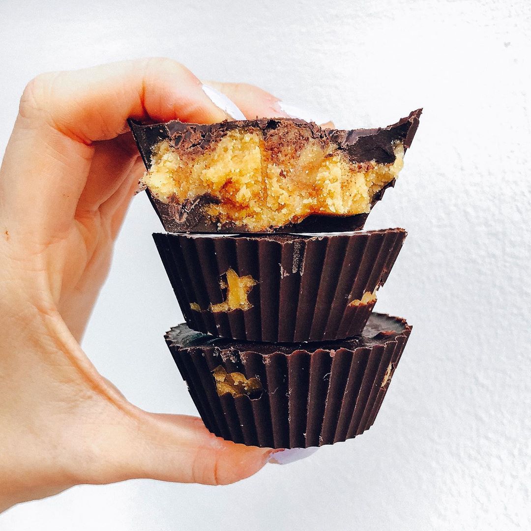 Vegan Cookie Dough Cups