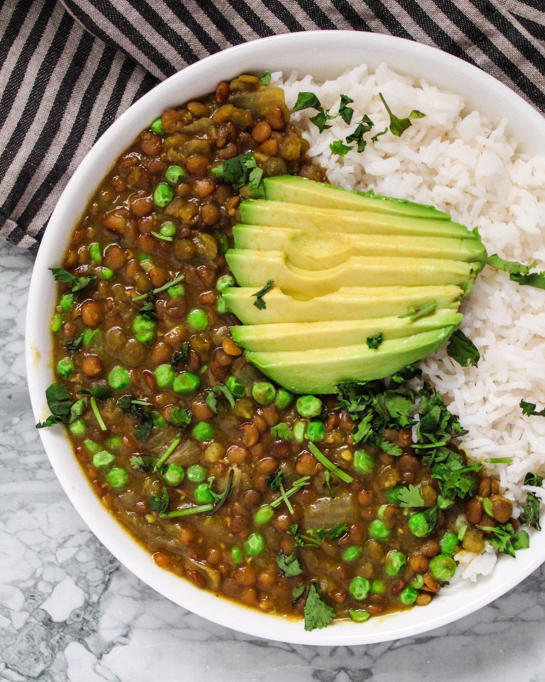 Spiced Kitcheri Lentil and Pea Stew