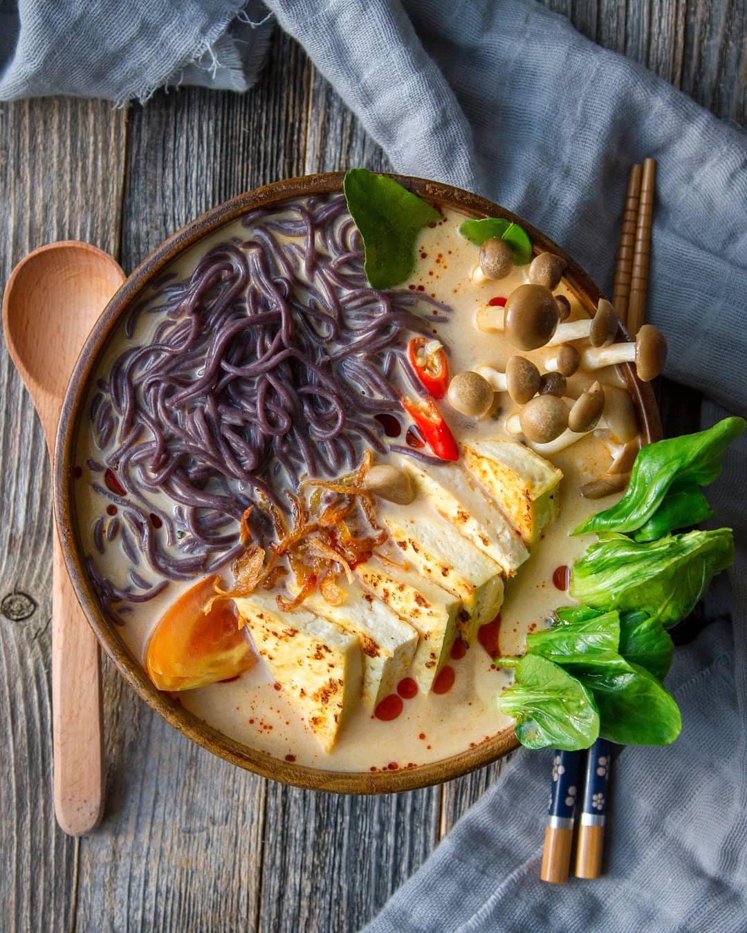 Aromatic Tom Kha Soup Noodle Bowl