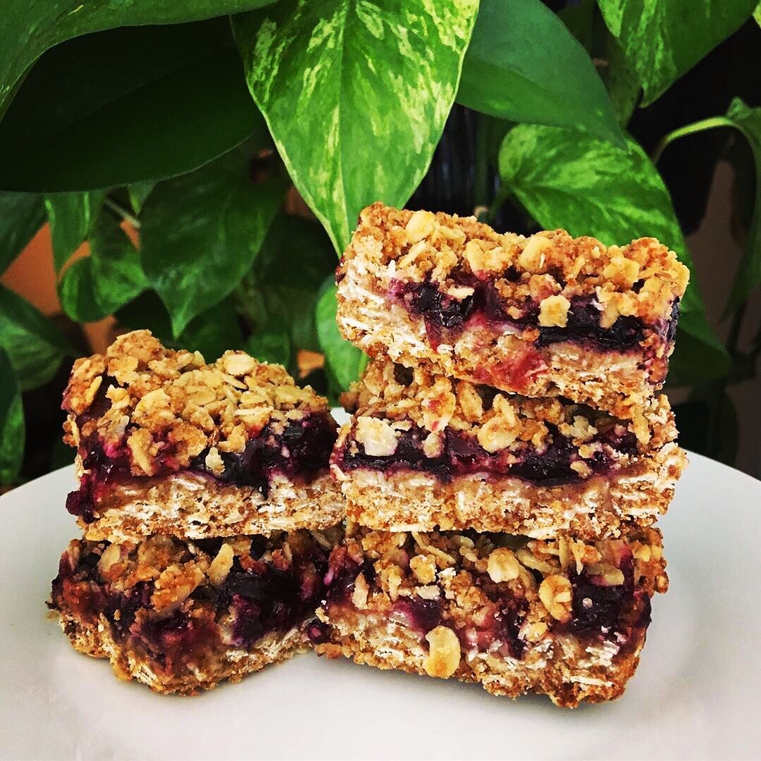 Lemon Berry Oat Bars