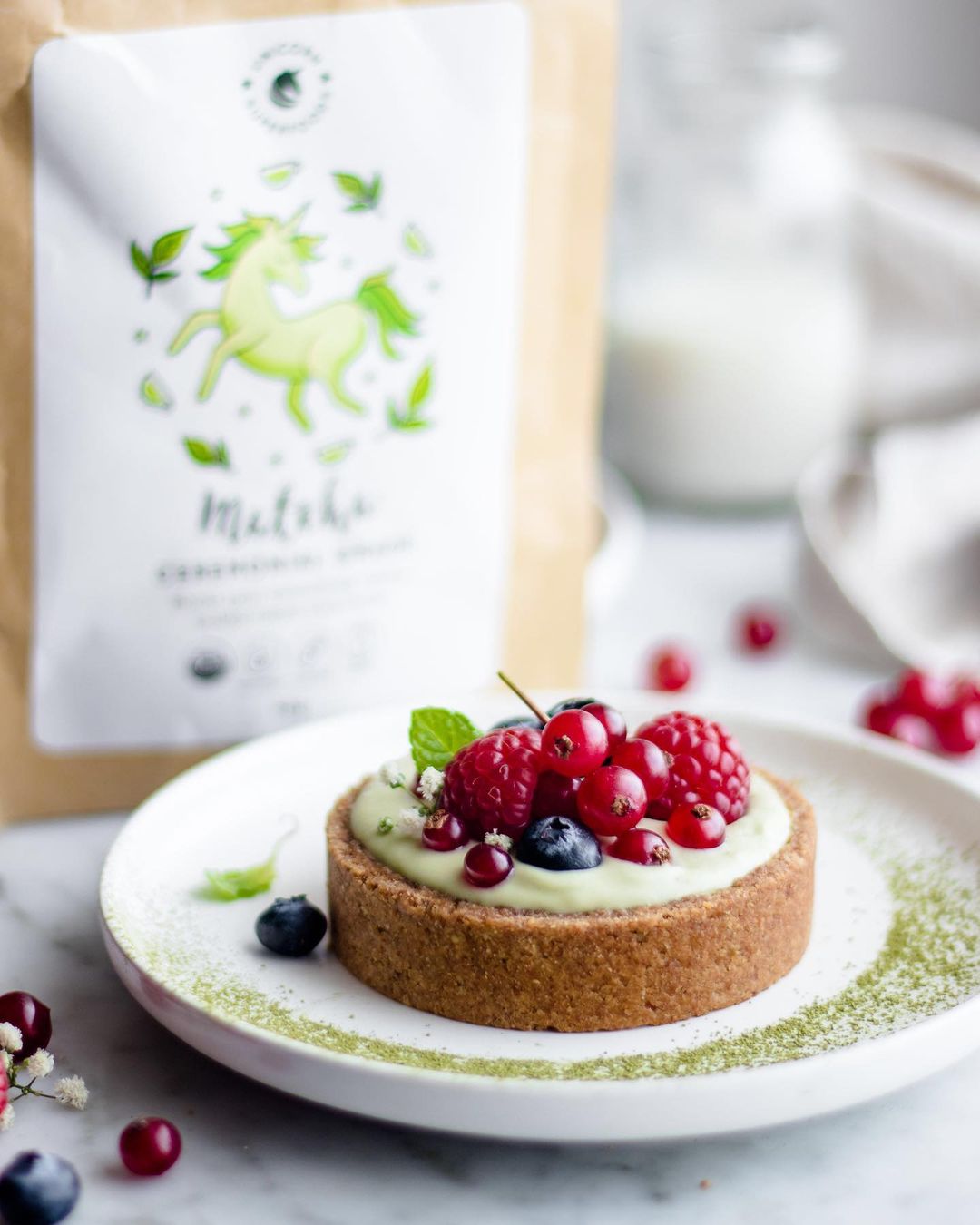 Matcha Pastry Cream Tartlet