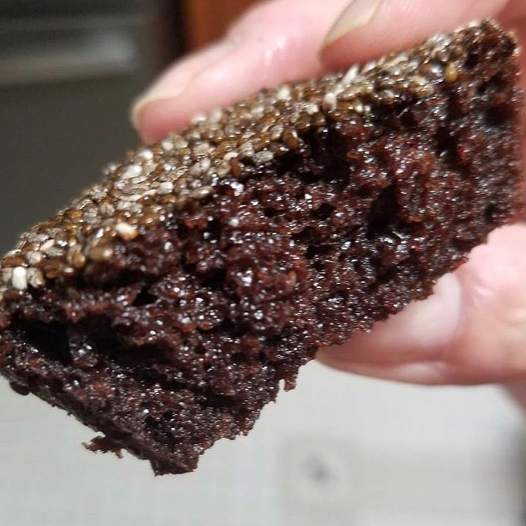 Chewy Chia Chocolate Hazelnut Brownies