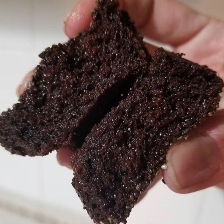 Chewy Chia Chocolate Hazelnut Brownies