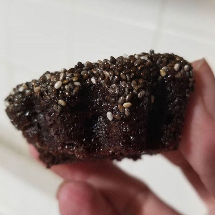 Chewy Chia Chocolate Hazelnut Brownies