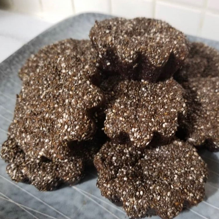 Chewy Chia Chocolate Hazelnut Brownies