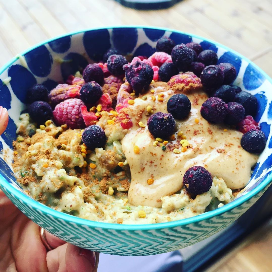 Overnight Salted Caramel Zucchini Oats