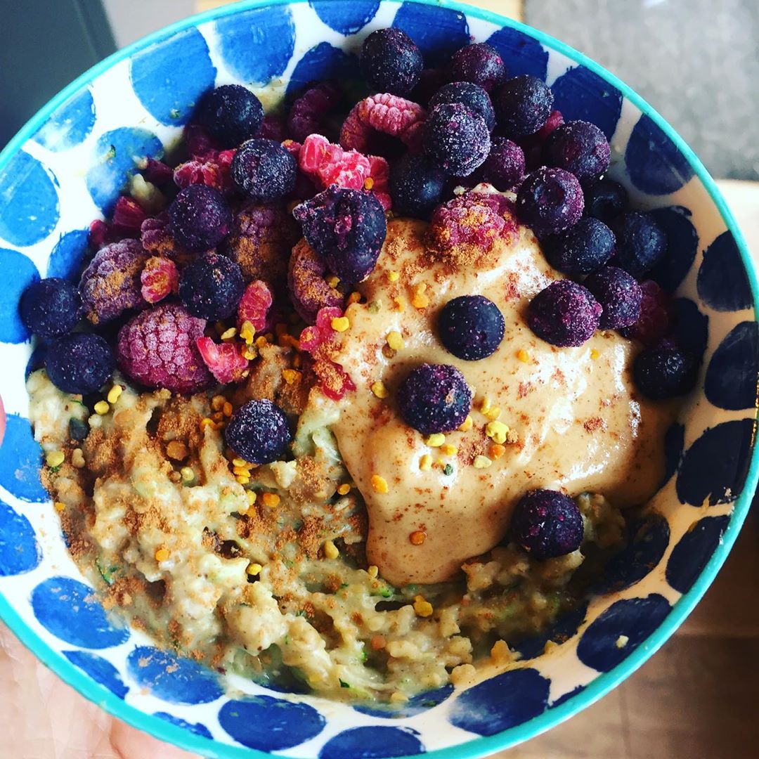 Overnight Salted Caramel Zucchini Oats