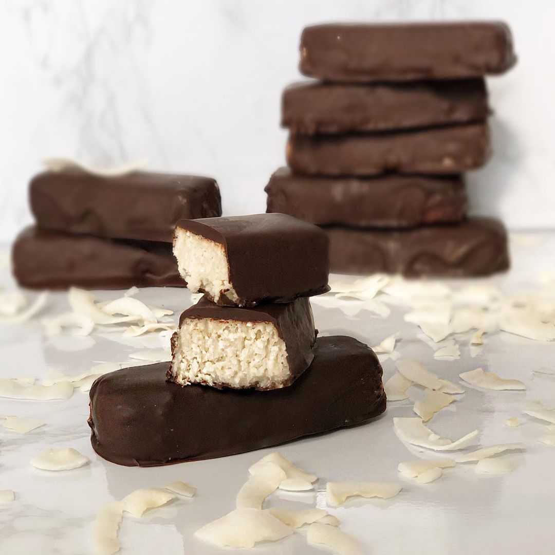 Homemade Coconut Chocolate Bars