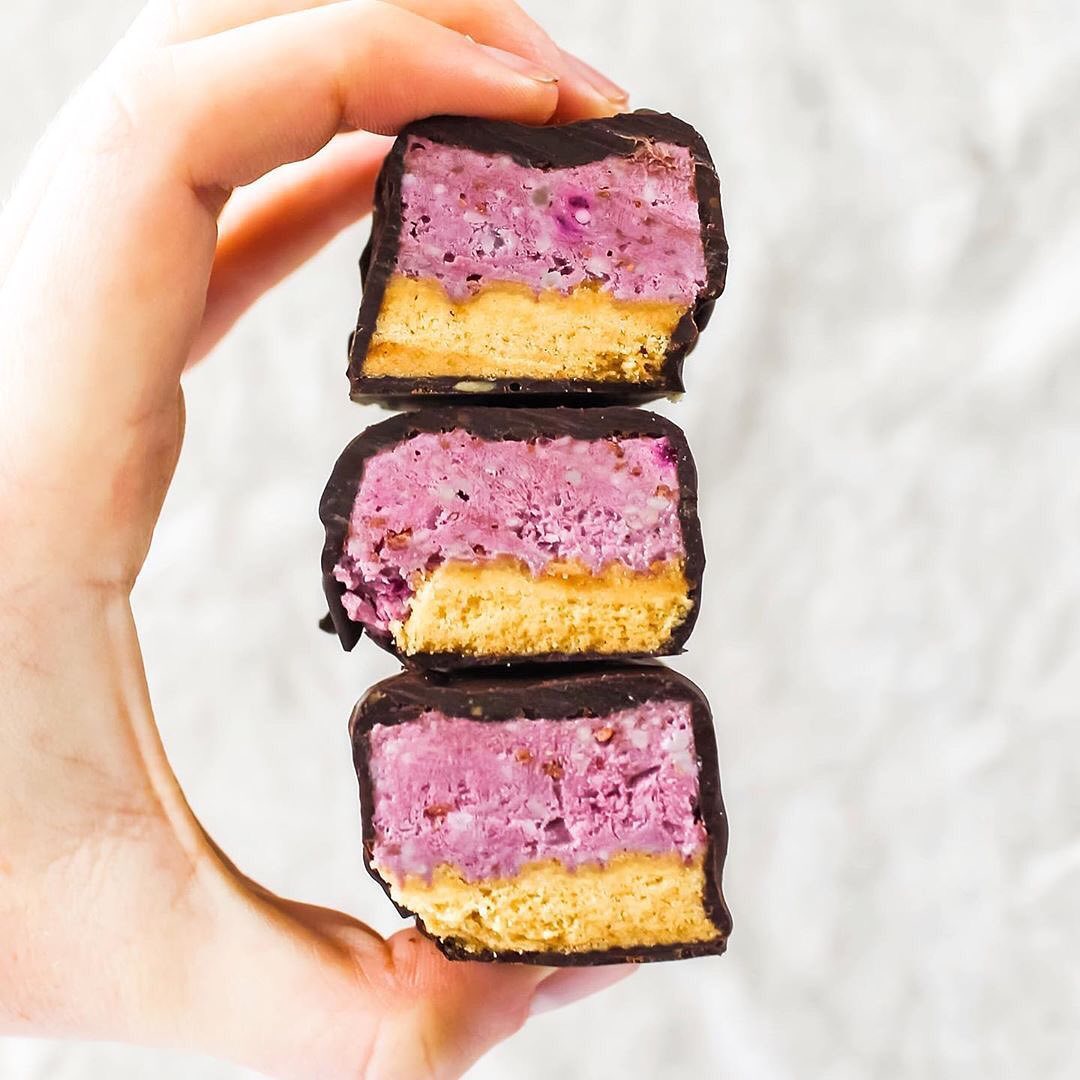 Mini Chocolate Raspberry Bars