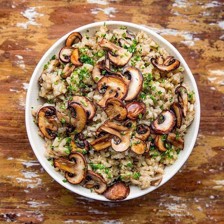 Vegan Mushroom Risotto