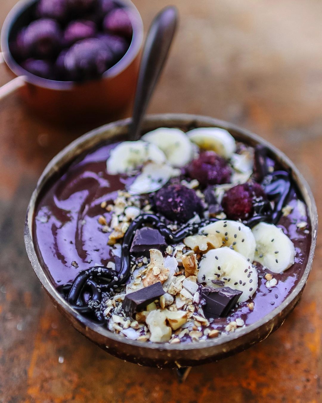 Acai Cherry and Cacao Smoothie Bowl