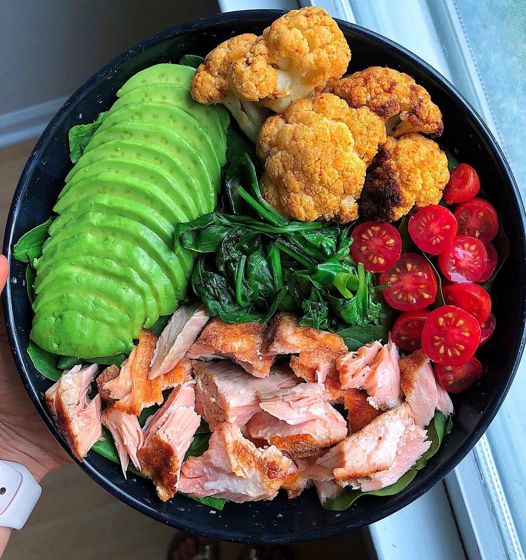 Salmon and Vegetable Bowl