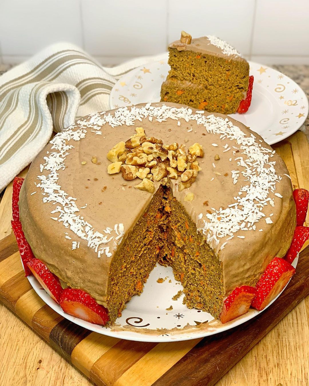 Healthy Vegan Carrot Cake