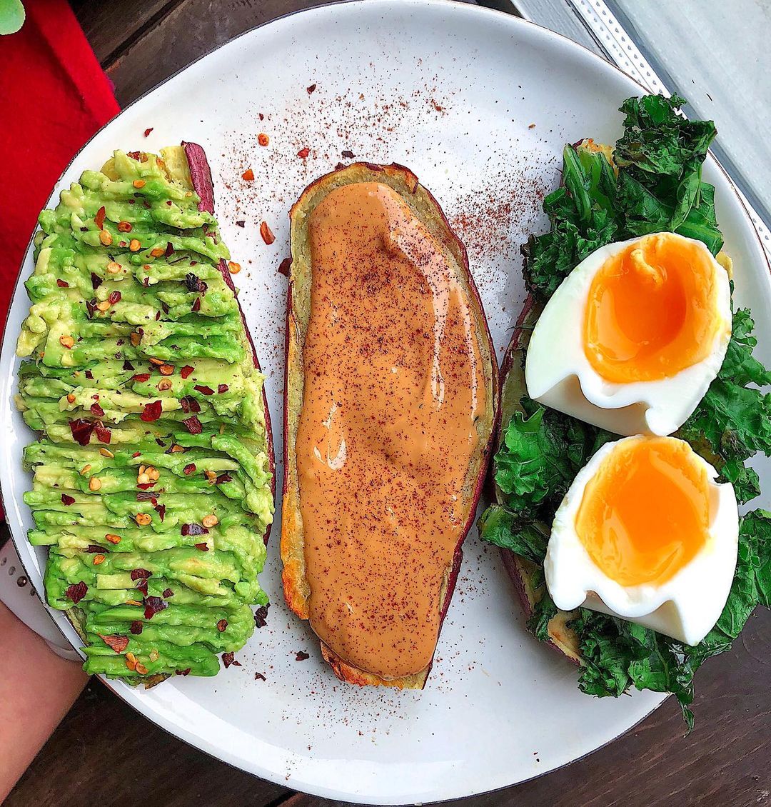 Sweet Potato Toast Three Ways