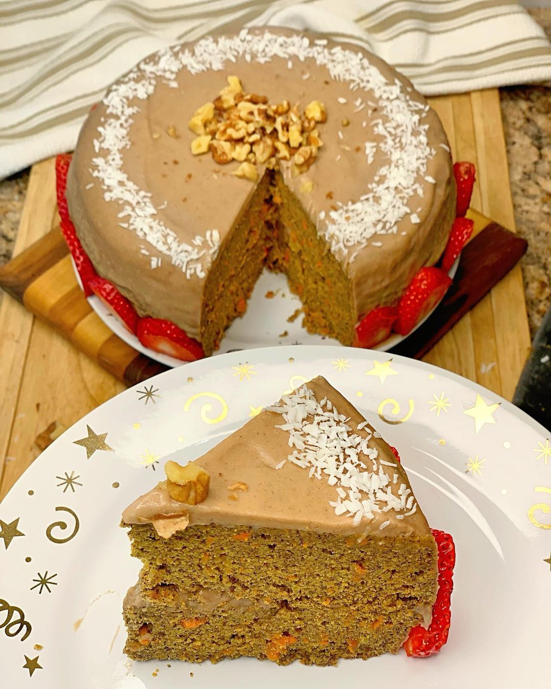 Healthy Vegan Carrot Cake