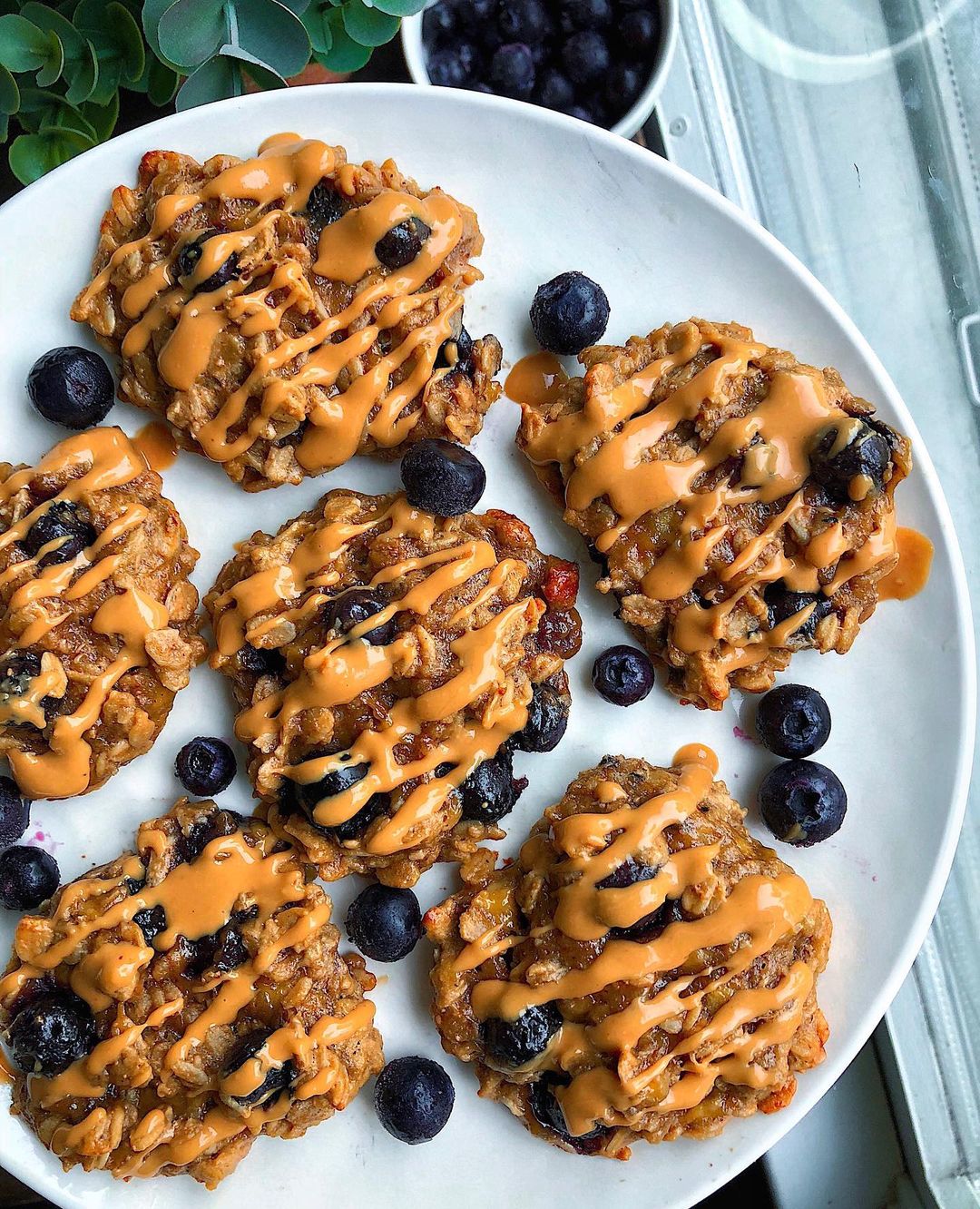Blueberry Breakfast Cookies