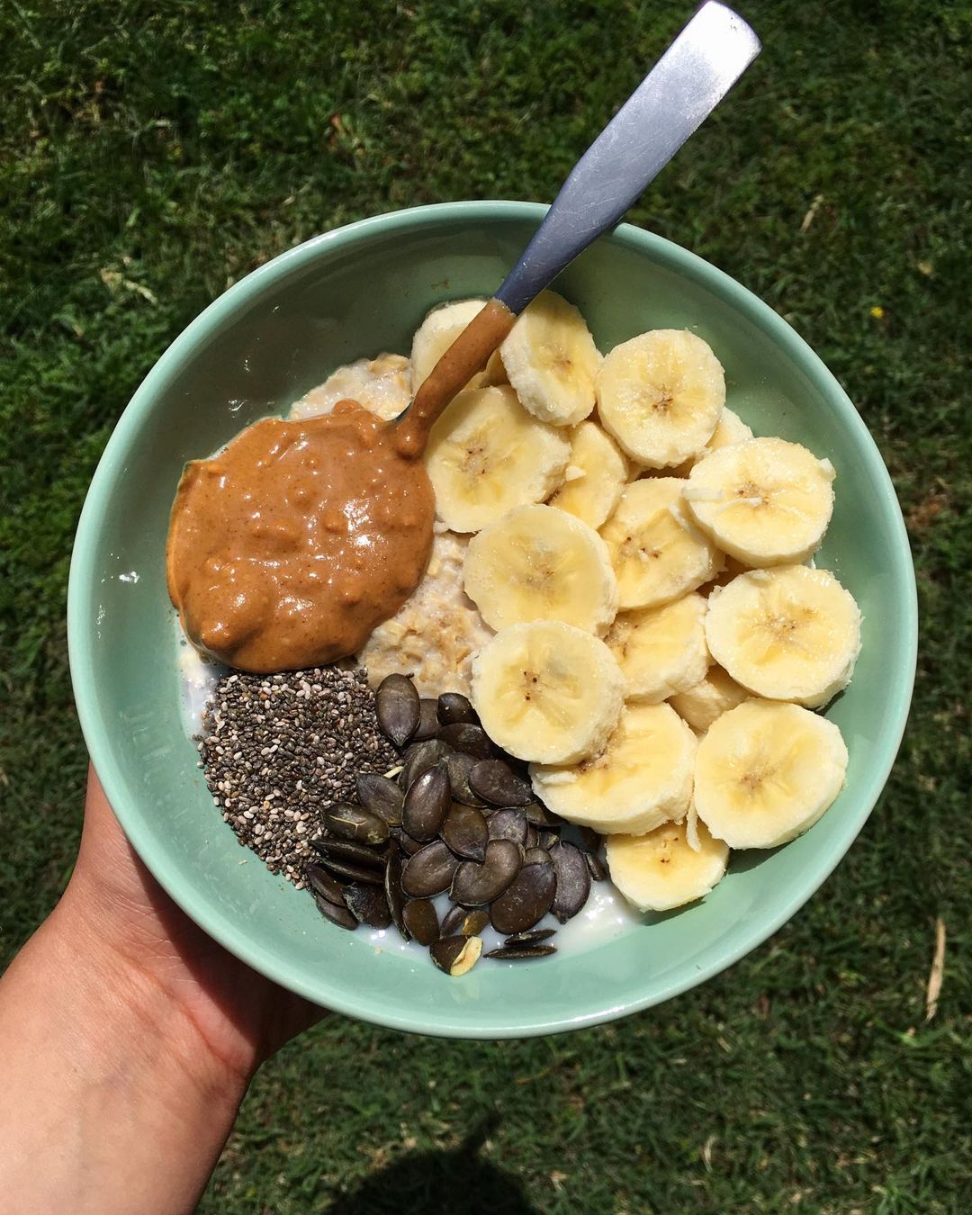 Peanut Butter Banana Oats Breakfast