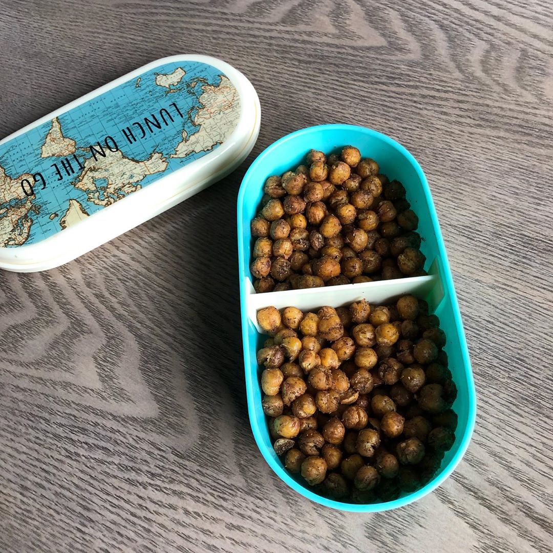 Crispy Roasted Chickpeas with Indian Spices
