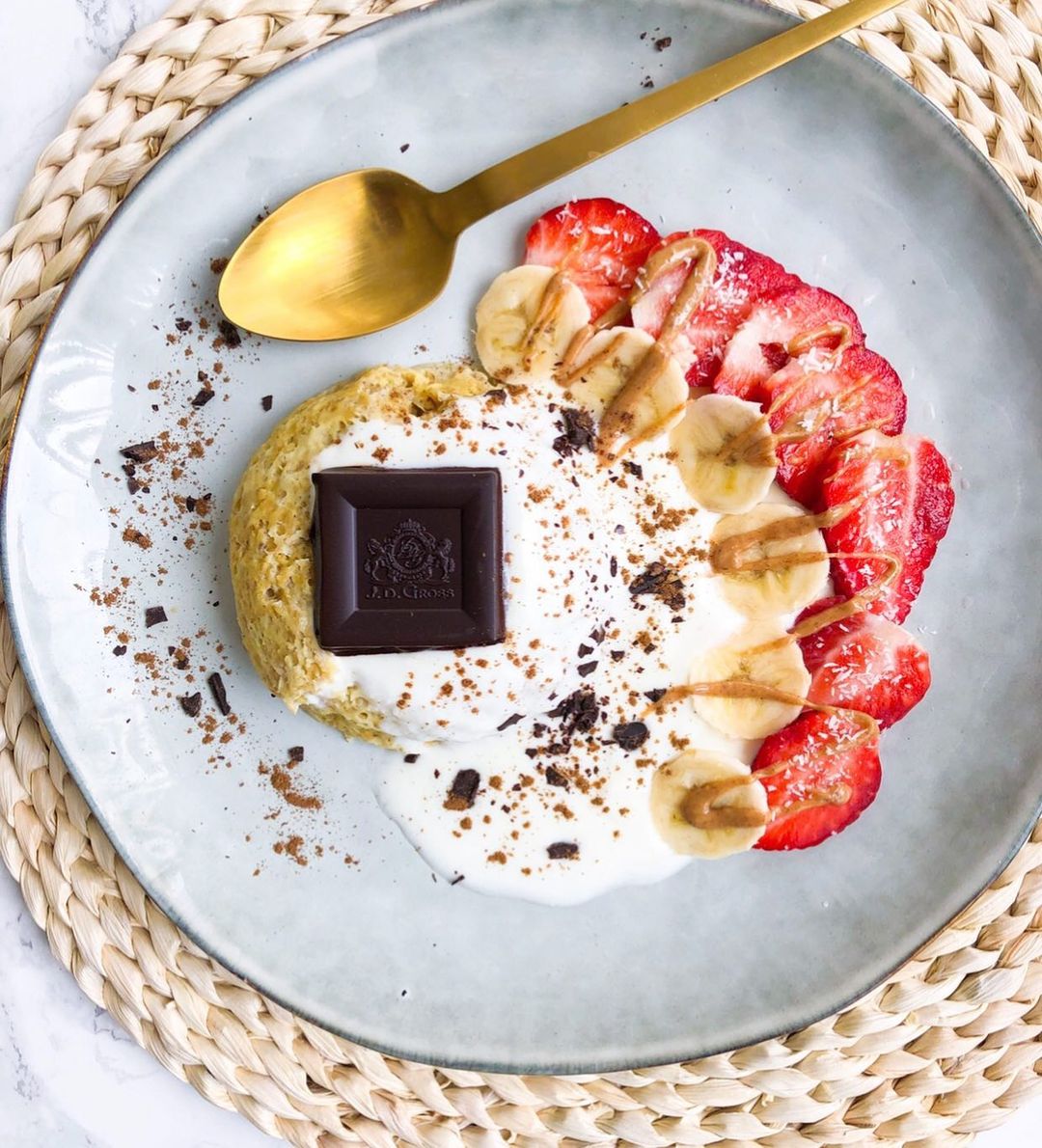 Easy Microwave Banana Mug Cake