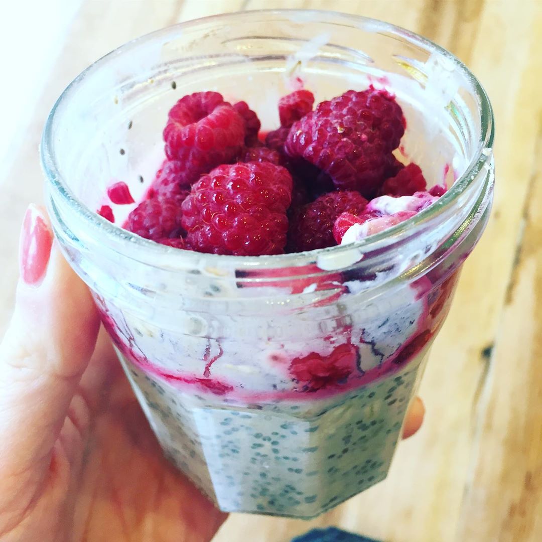 Overnight Hazelnut Date Chia Oats