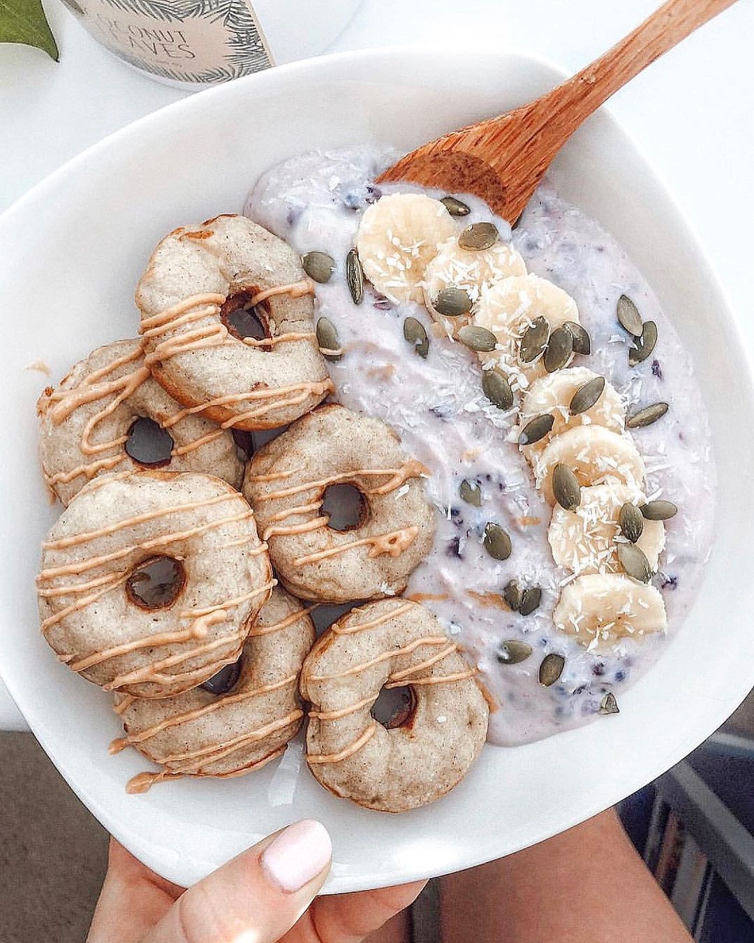 Mini Banana Bread Donuts