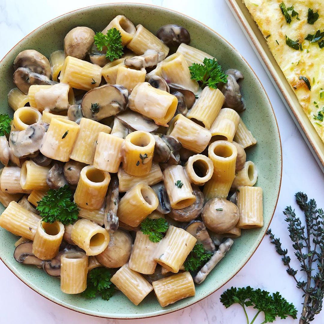Creamy Vegan Mushroom Pasta